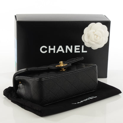 Chanel Caviar Quilted Mini Rectangular Flap Black 4 of 7