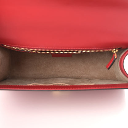 Gucci Calfskin Small Sylvie Shoulder Bag Hibiscus Red 5 of 12