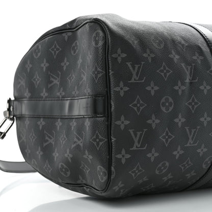 Louis Vuitton Monogram Eclipse Keepall Bandouliere 45 8 of 11