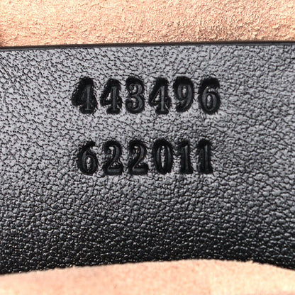 Gucci Calfskin Matelasse Medium GG Marmont Shoulder Bag Black 7 of 10