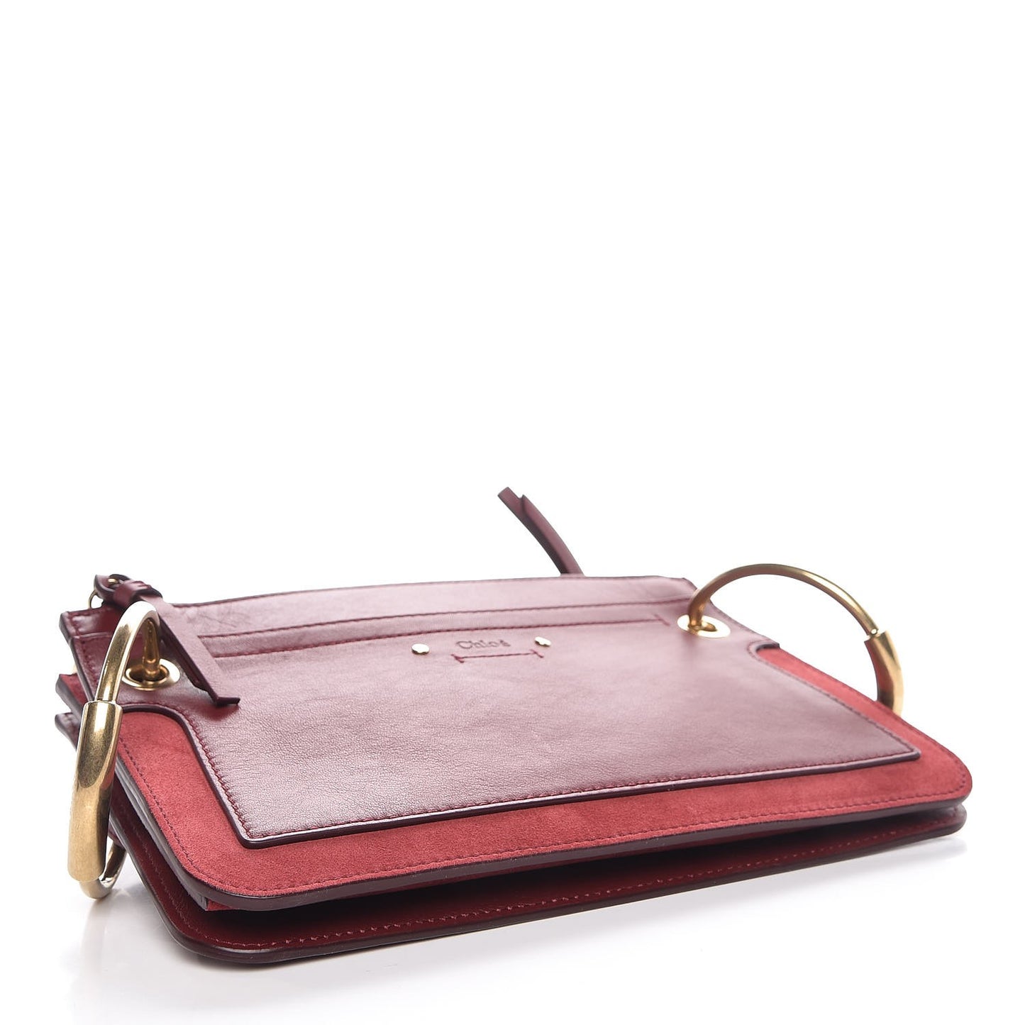 Calfskin Suede Small Roy Bag Plum Purple