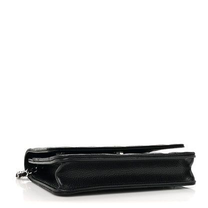 Chanel Caviar Quilted Wallet on Chain WOC Black 4 of 12