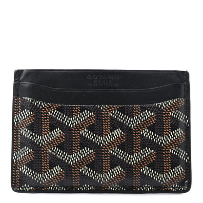 Goyard Goyardine Saint Sulpice Card Holder Black 1 of 6