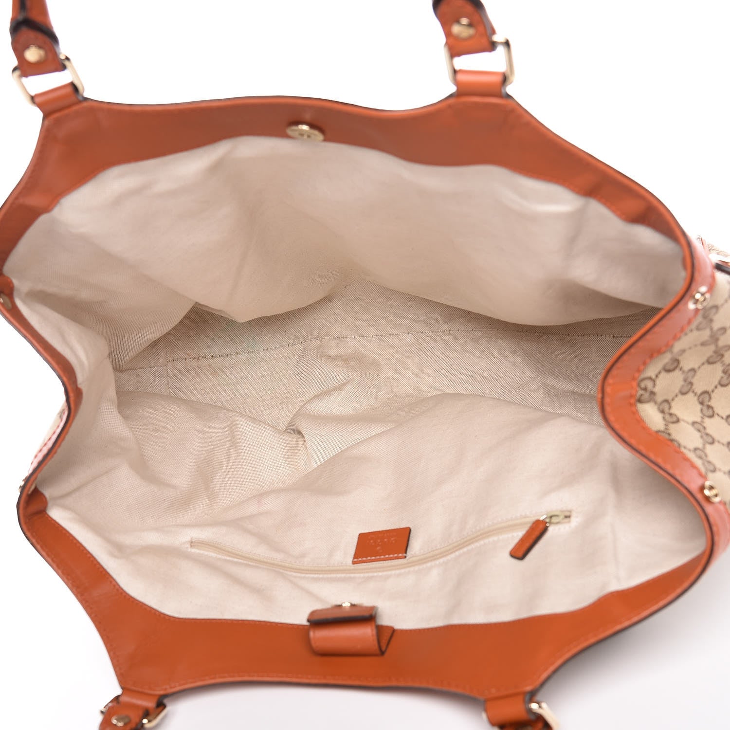 Gucci Monogram Large Sukey Tote Orange 5 of 19