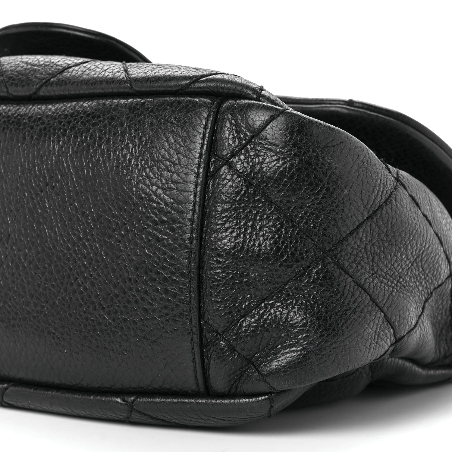 Chanel Glazed Calfskin Stitched On The Road Flap Black 9 of 11