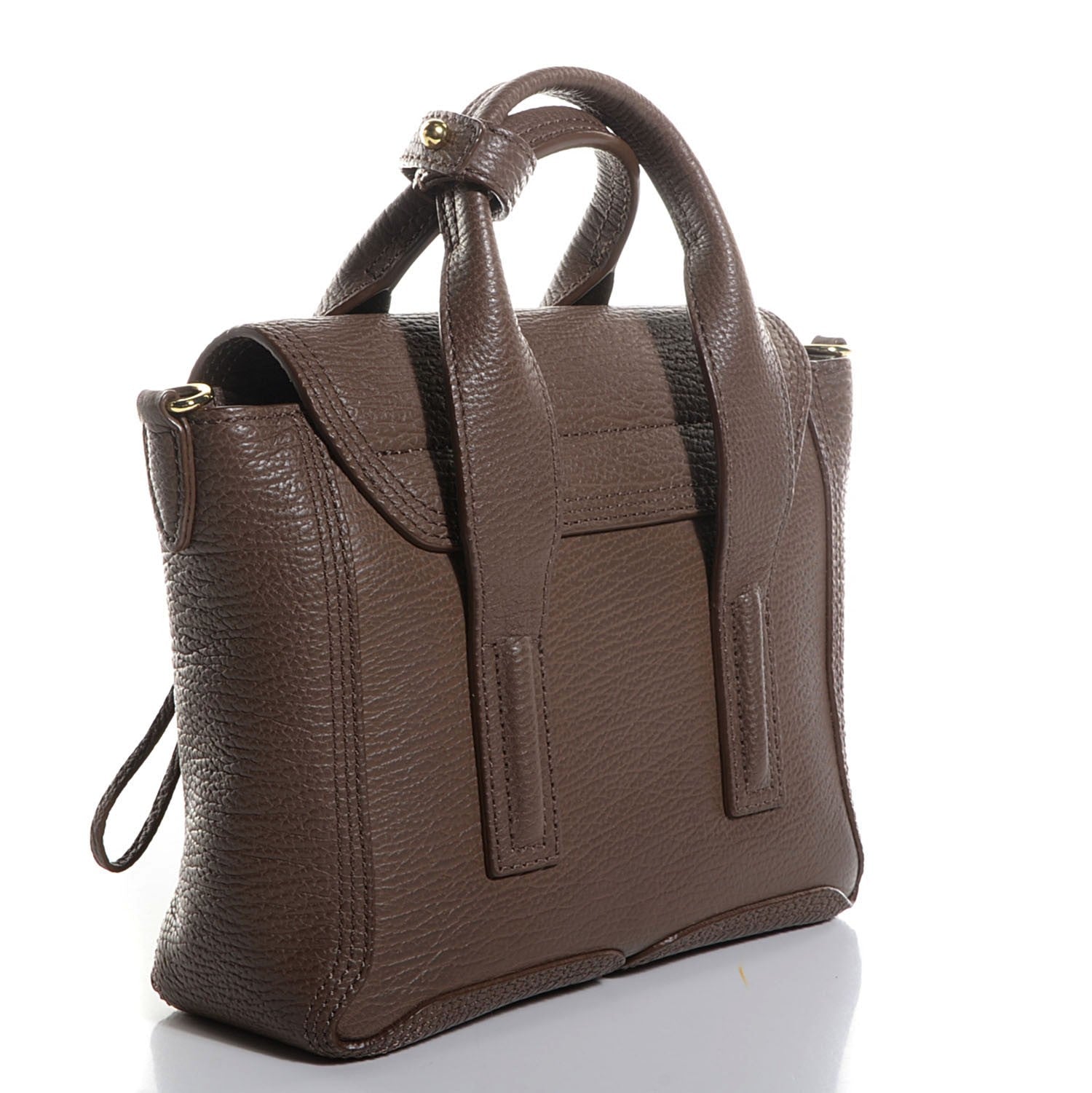 3.1 Phillip Lim 3.1 Leather Mini Pashli Satchel Taupe 3 of 15