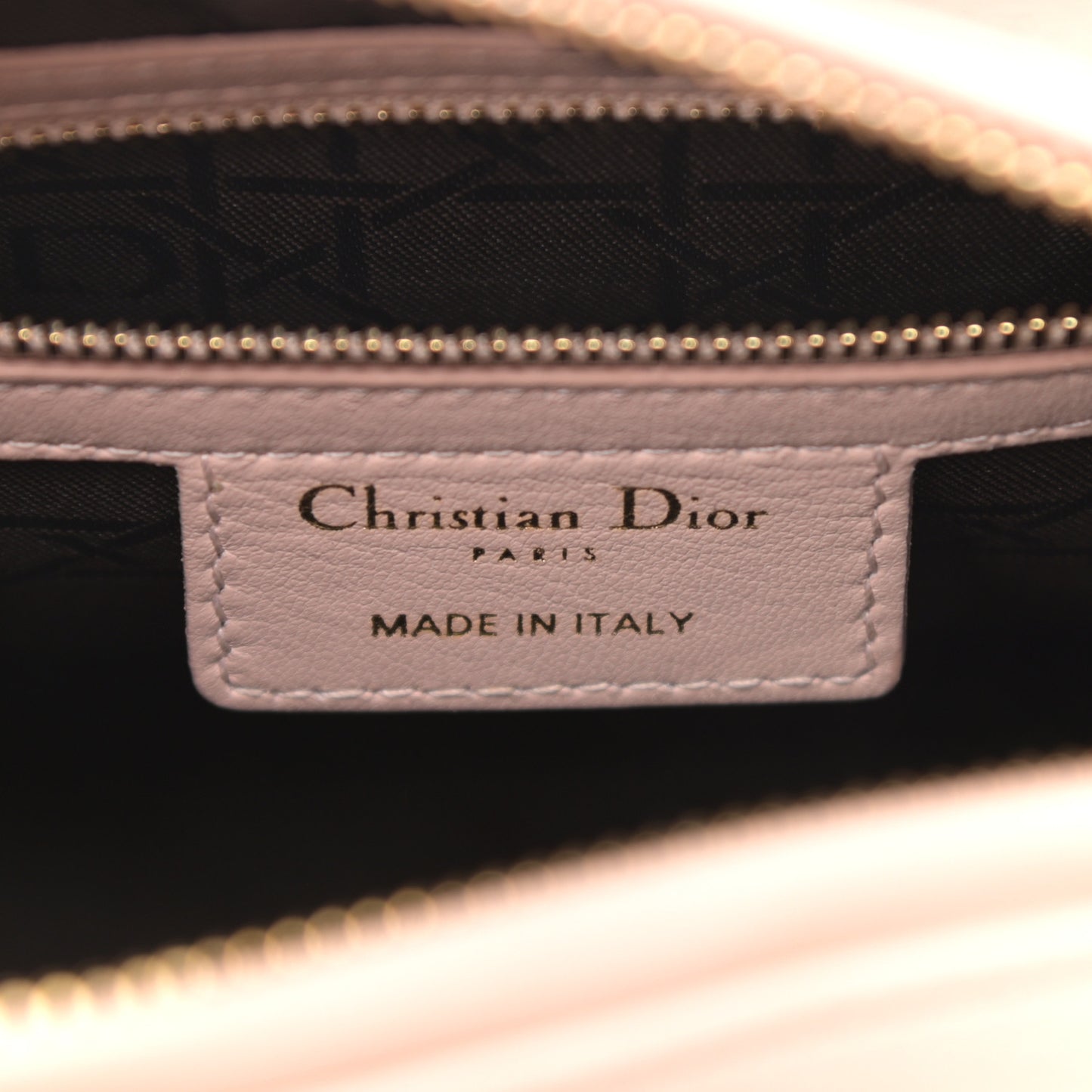 Lambskin Cannage Medium Lady Dior Light Pink
