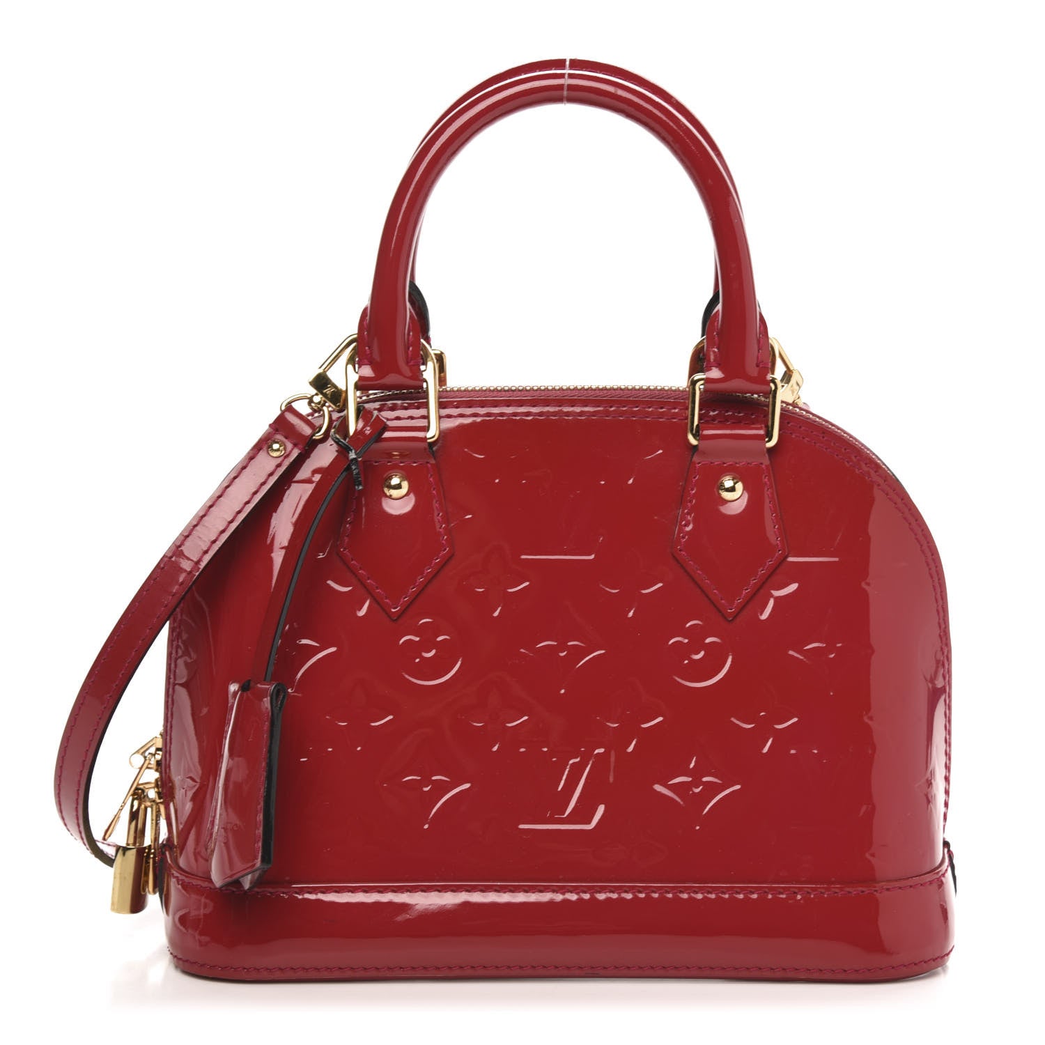 Louis Vuitton Vernis Alma BB Cherry 1 of 8