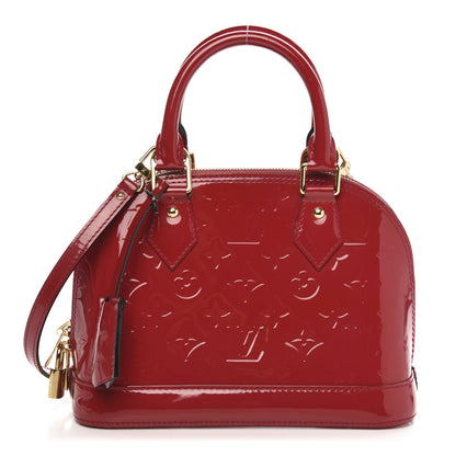Louis Vuitton Vernis Alma BB Cherry 1 of 8