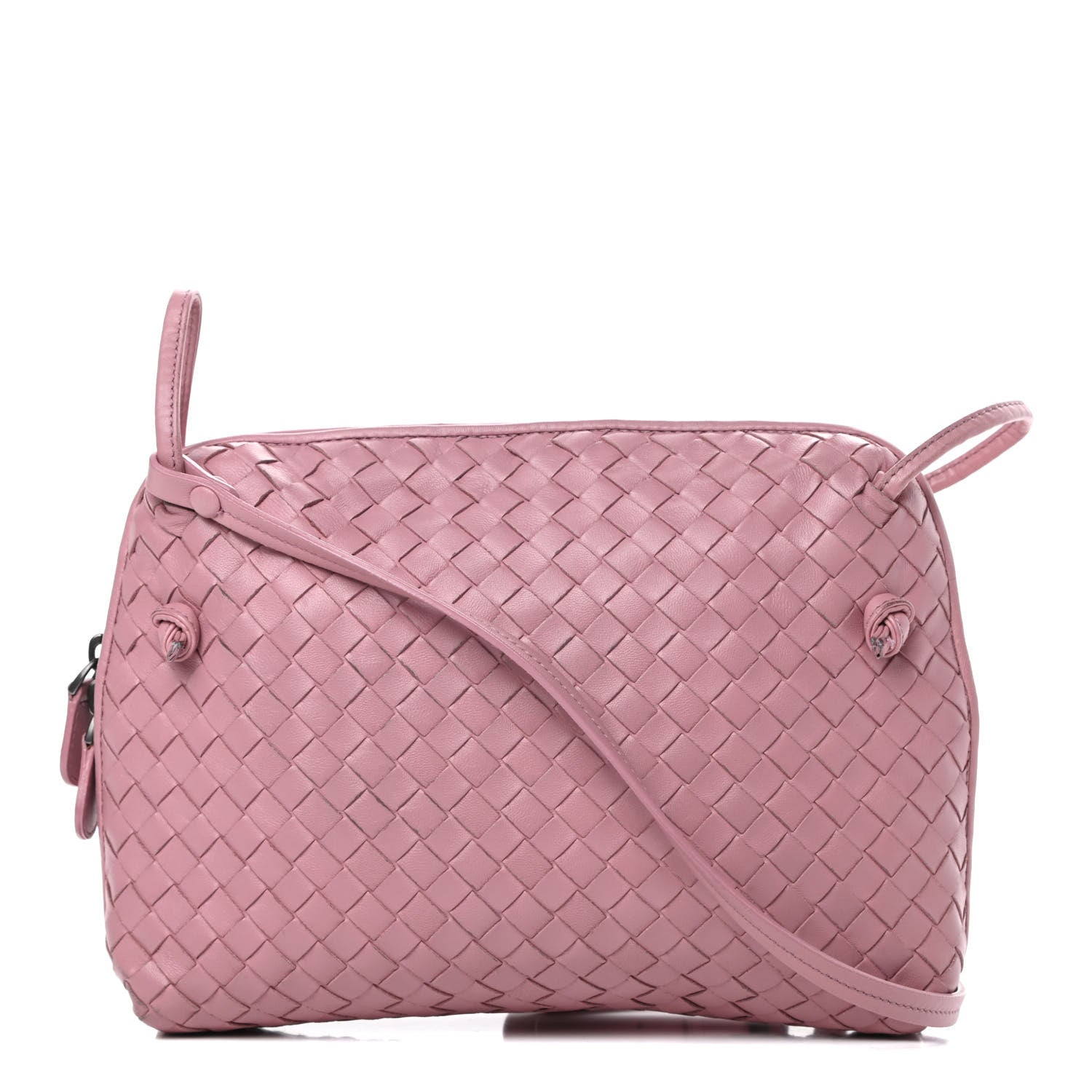 Bottega Veneta Nappa Intrecciato Pillow Crossbody Messenger Watteau 1 of 14