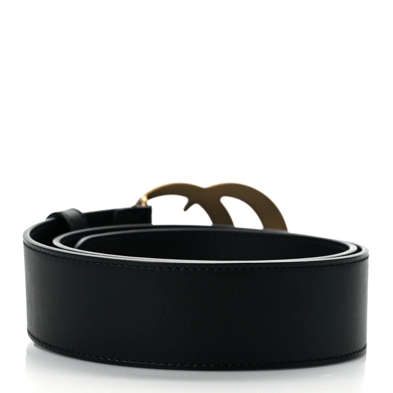 Gucci Calfskin Double G 40mm Belt 70 28 Black 3 of 6