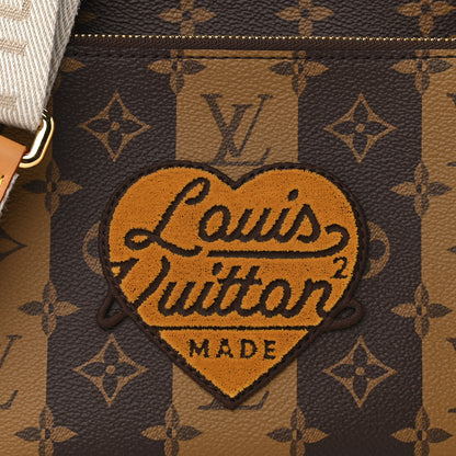 Louis Vuitton X NIGO Reverse Monogram Stripes Trio Messenger 8 of 10