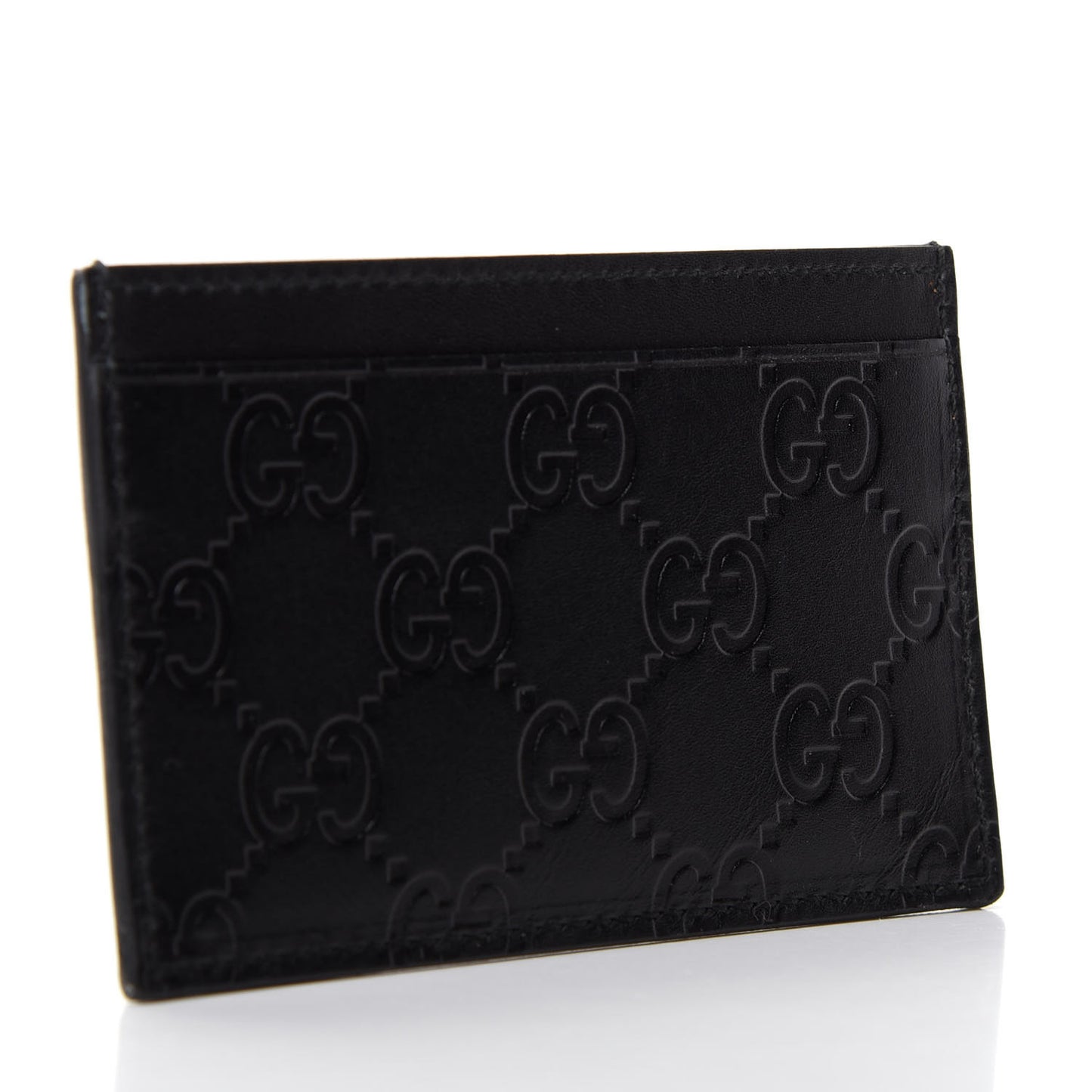 Guccissima Card Holder Black