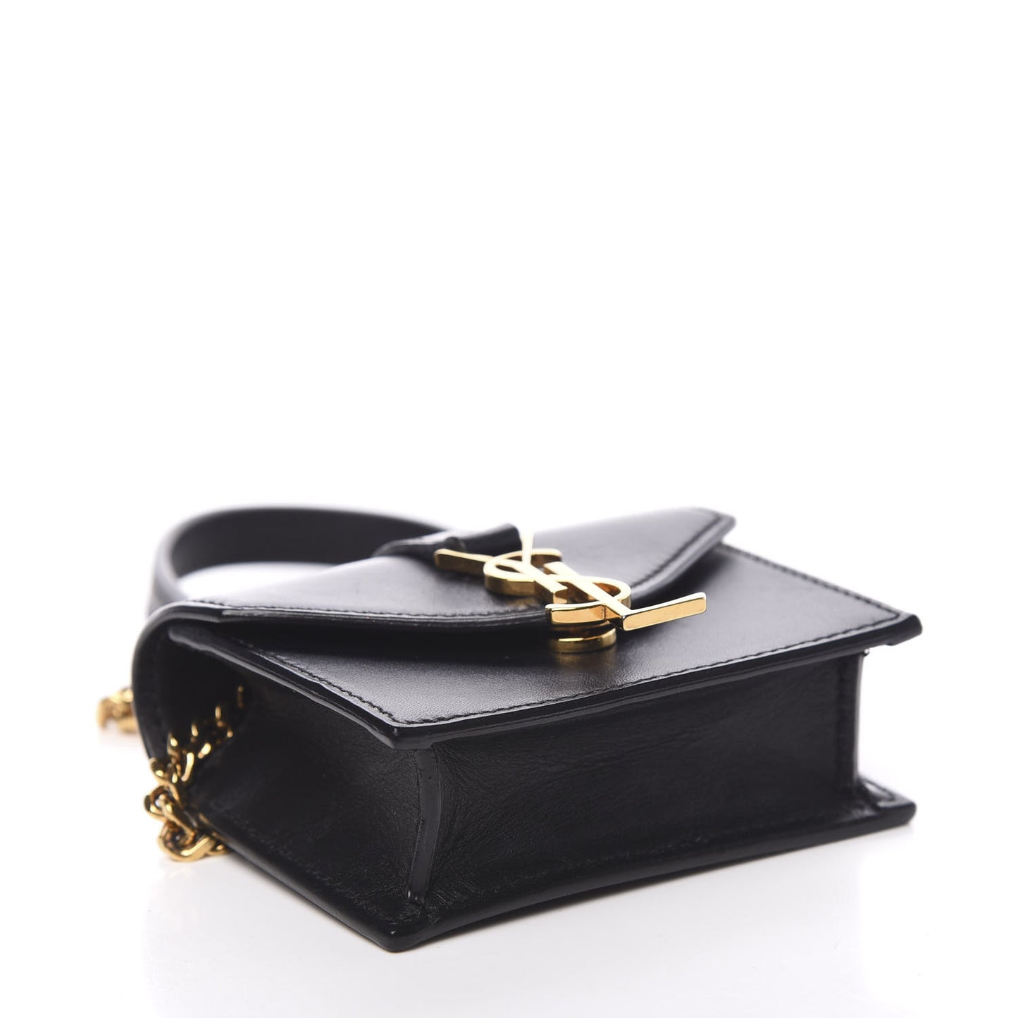 Calfskin Monogram Mini Candy Crossbody Black