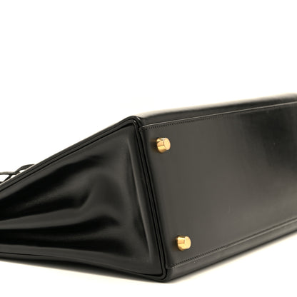 Hermes Box Kelly Retourne 32 Black 9 of 10