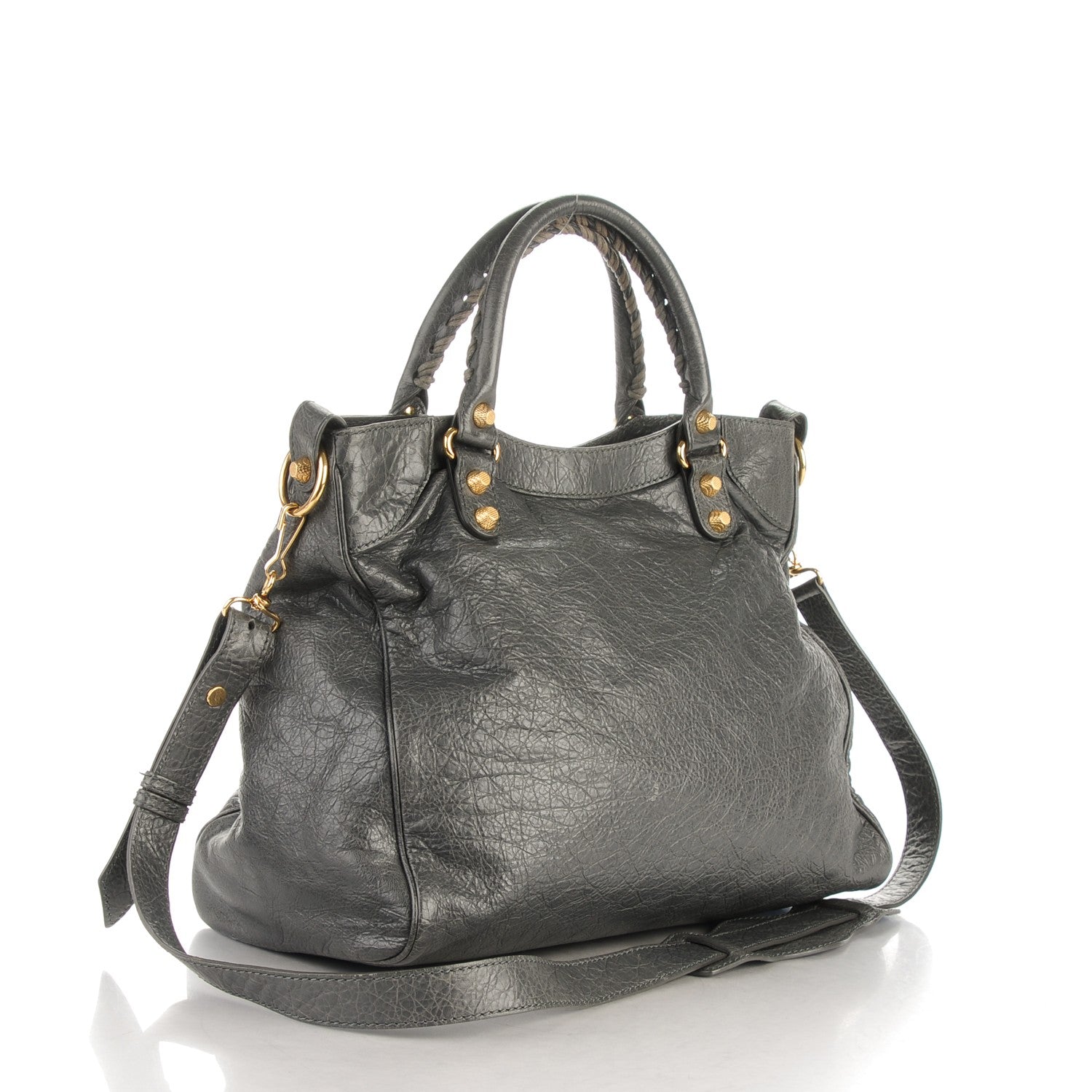 Balenciaga Agneau Giant 12 Gold Hardware Velo Gris Tarmac 3 of 9