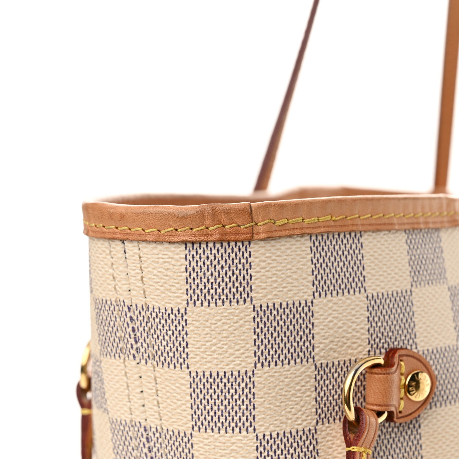 Louis Vuitton Damier Azur Neo Neverfull MM Rose Ballerine 12 of 14