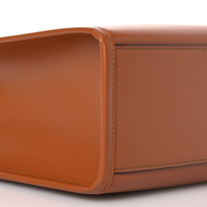 Fendi Vitello King Plexiglass Logo Embossed Small Fendi Sunshine Shopper Tote Cuoio 8 of 11