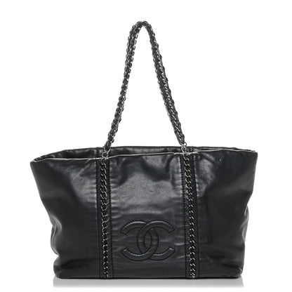 Chanel Smooth Calfskin Luxe Ligne Tote Black 1 of 7