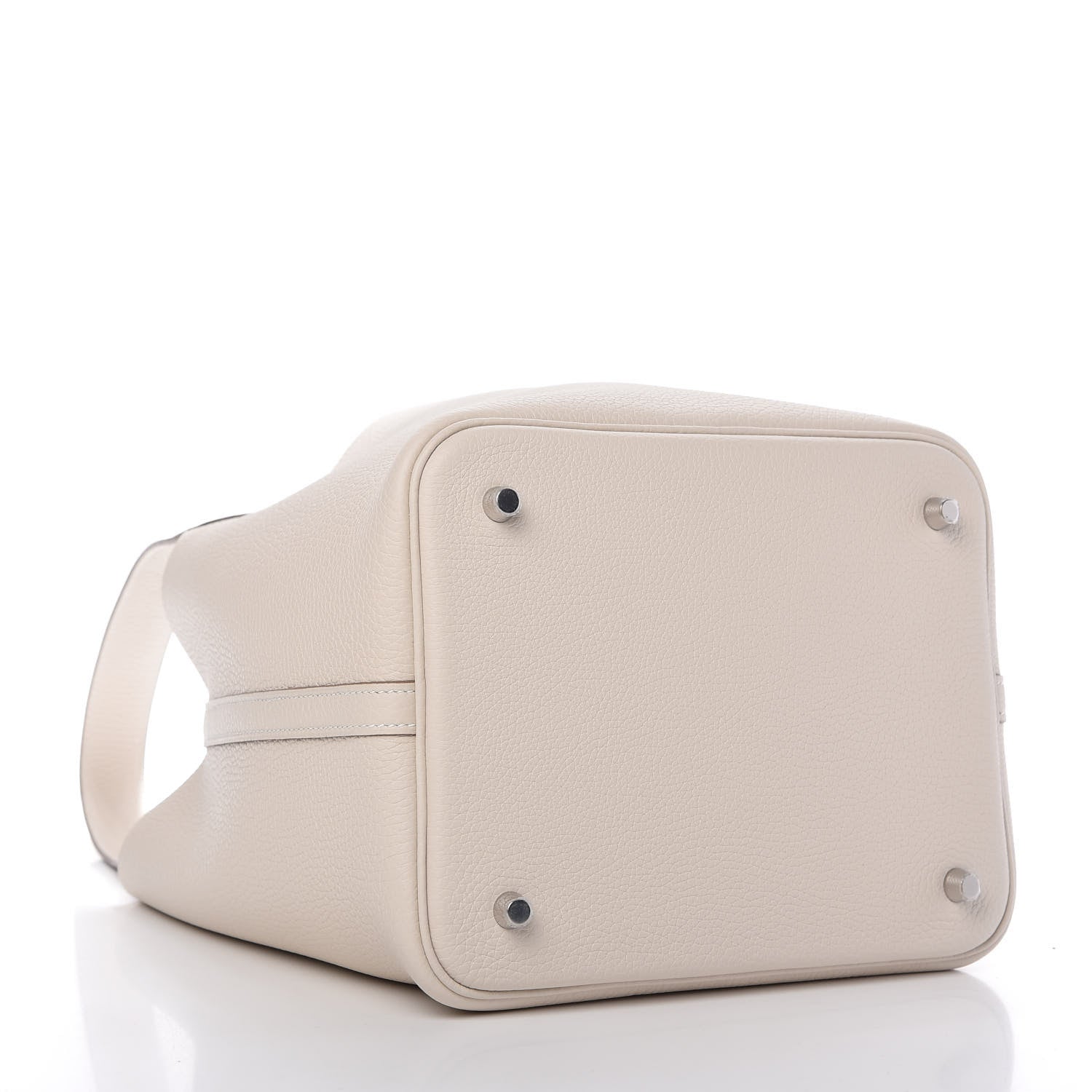 Hermes Taurillon Clemence Picotin Lock 22 MM Craie 4 of 10