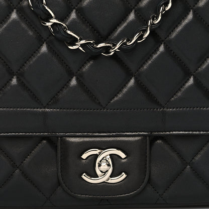 Chanel Lambskin Quilted Large Coco Rider Flap Black 8 of 15
