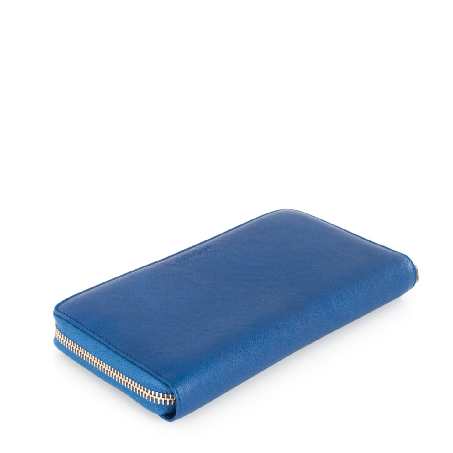 Sheepskin ChYc Zip Around Wallet Blue