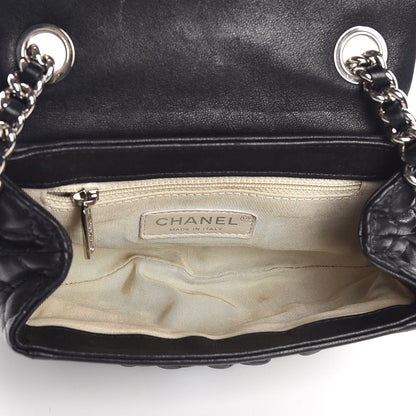 Chanel Washed Lambskin Quilted Mini Chain Around Flap Black 5 of 14