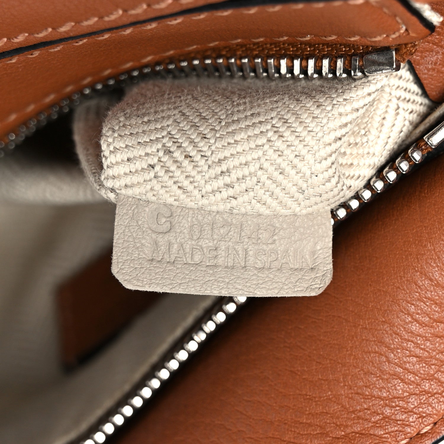 Loewe Calfskin Mini Puzzle Bag Tan 7 of 11