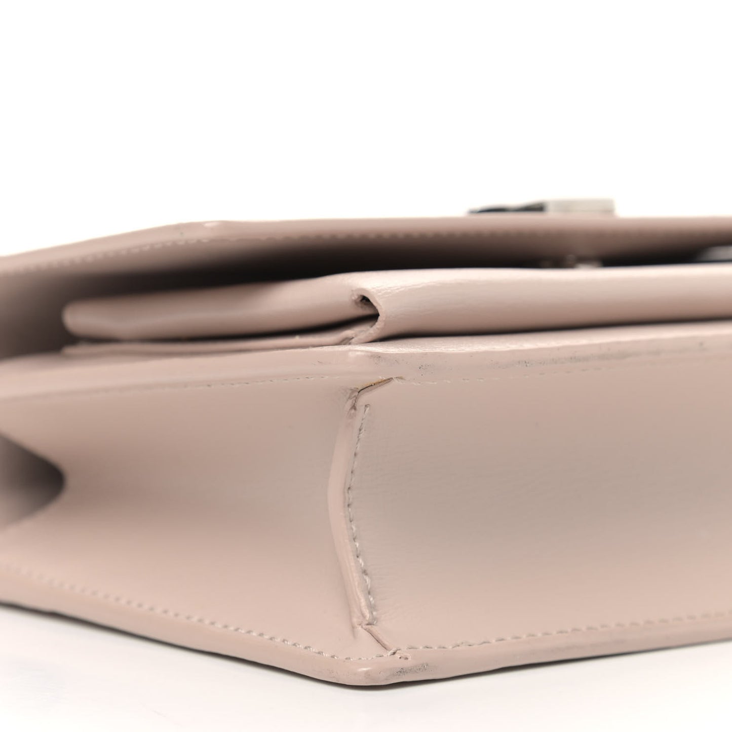 Calfskin Monogram Sunset Chain Wallet Light Pink