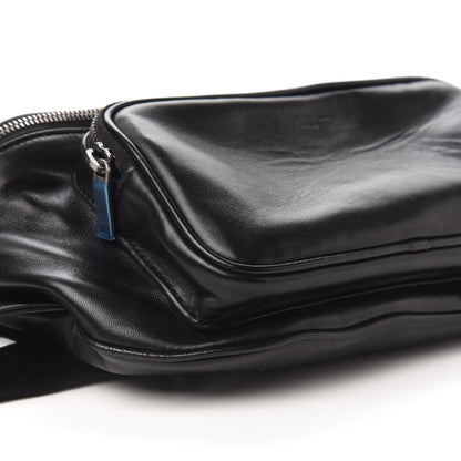 Saint Laurent Lambskin Subway Belt Bag Black 6 of 9