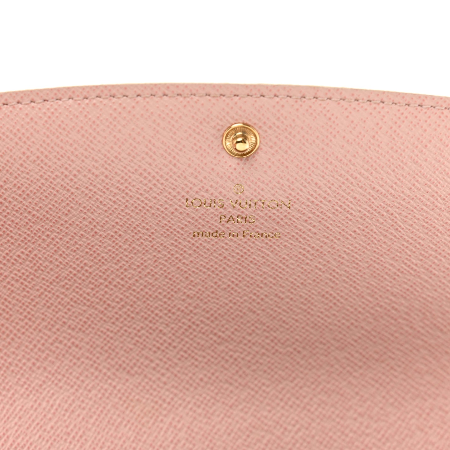 Damier Azur Emilie Wallet Rose Ballerine