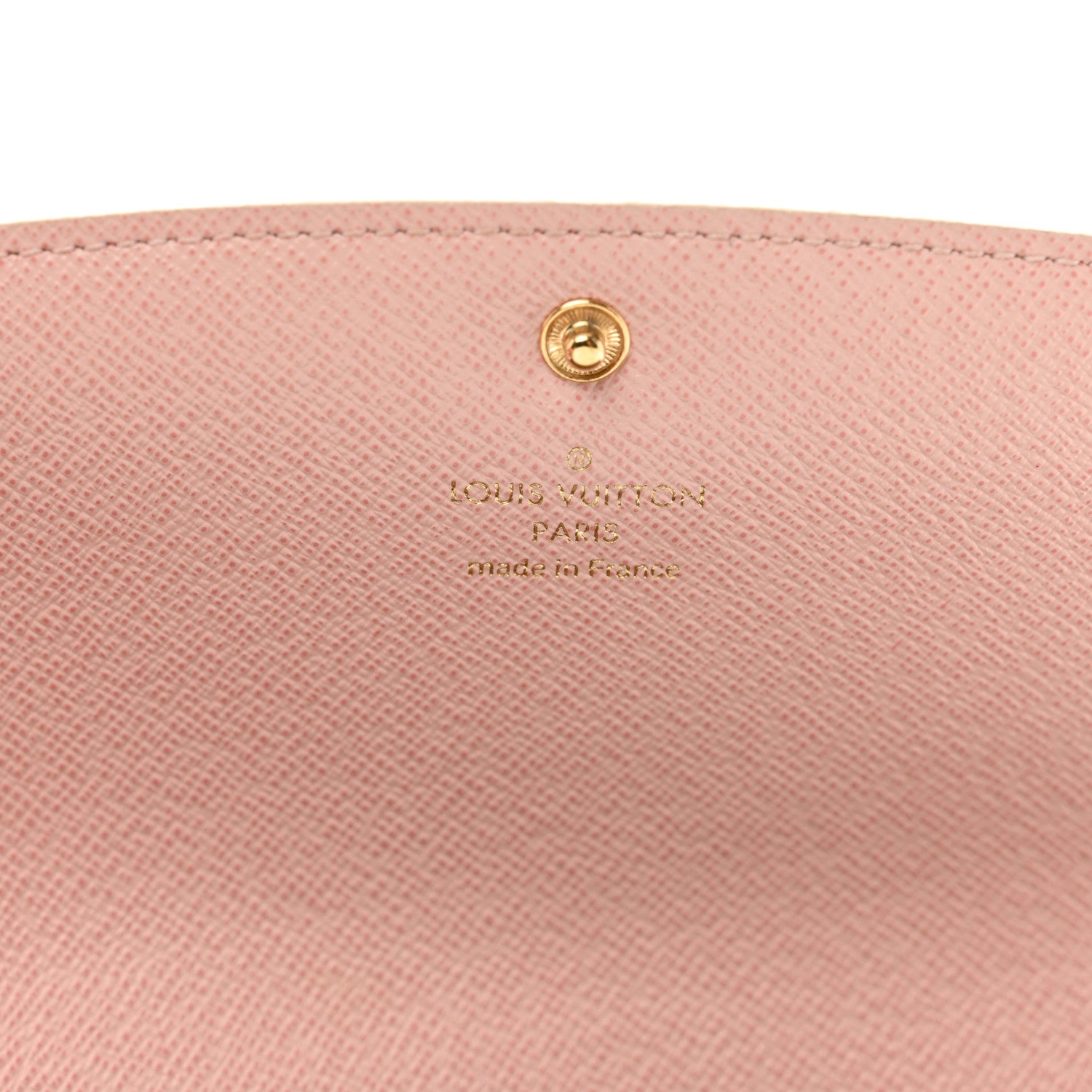 Louis Vuitton Damier Azur Emilie Wallet Rose Ballerine 6 of 8