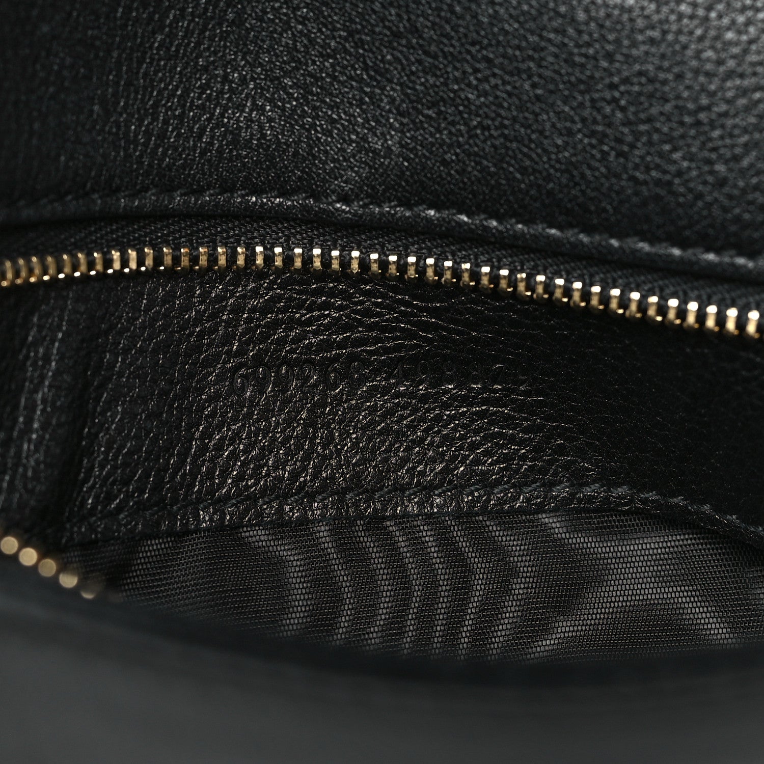 Gucci Roxy Calfskin Blondie Chain Shoulder Flap Bag Black 7 of 10