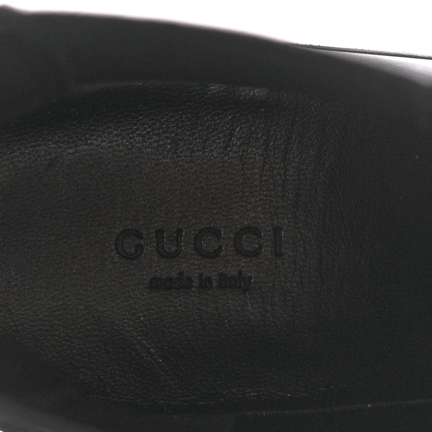 Gucci Flores Calfskin Horsebit Chain Ankle Boots 40 Black 7 of 9