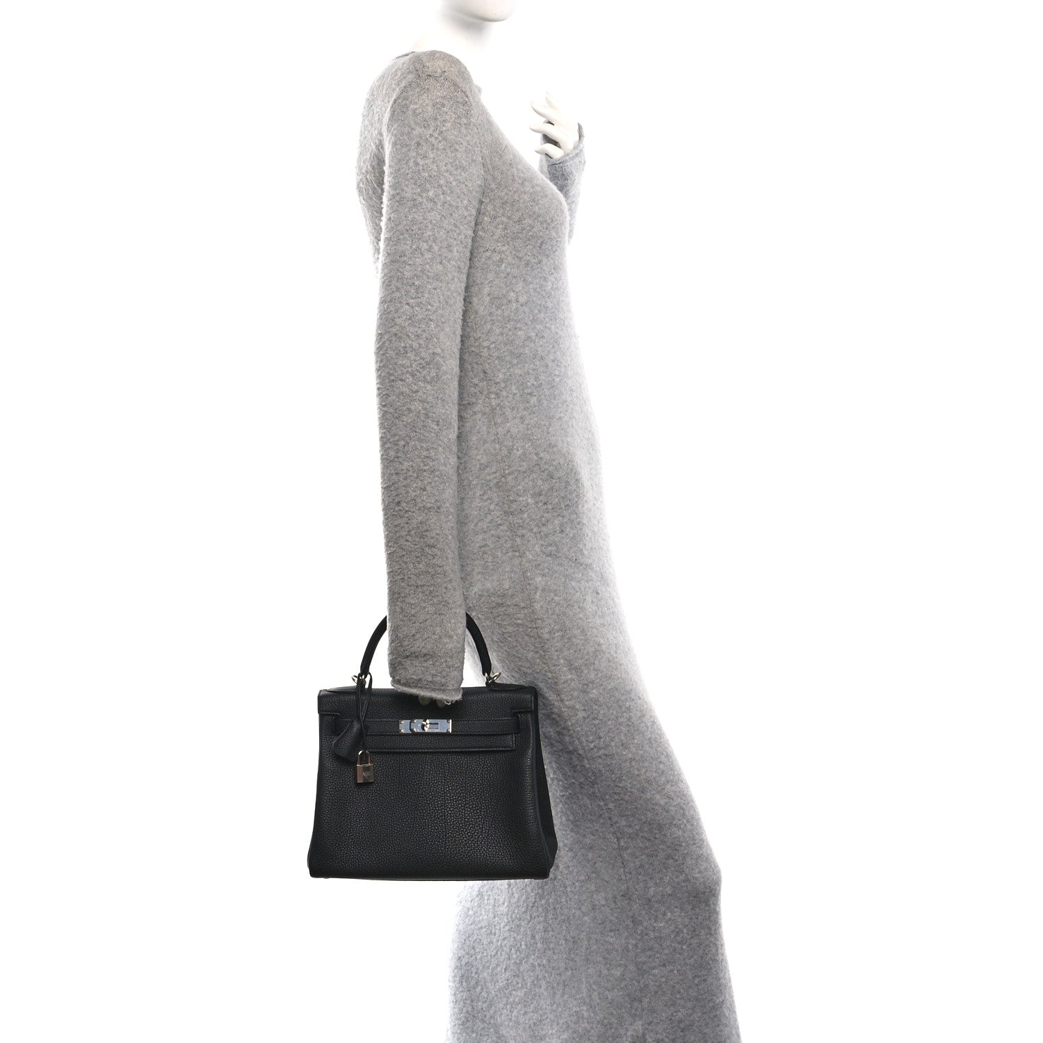 Hermes Togo Kelly Retourne 28 Black 2 of 11