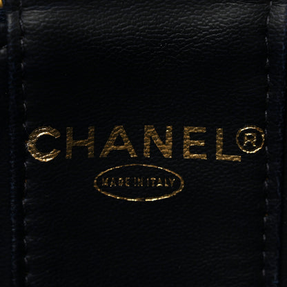 Chanel Denim Vanity Cosmetic Case Blue 6 of 10