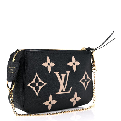 Louis Vuitton Empreinte Monogram Giant Mini Pochette Accessories Black 3 of 8