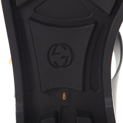 Gucci Rubber Mens Buckle Strap Sandals 8 Black 6 of 11