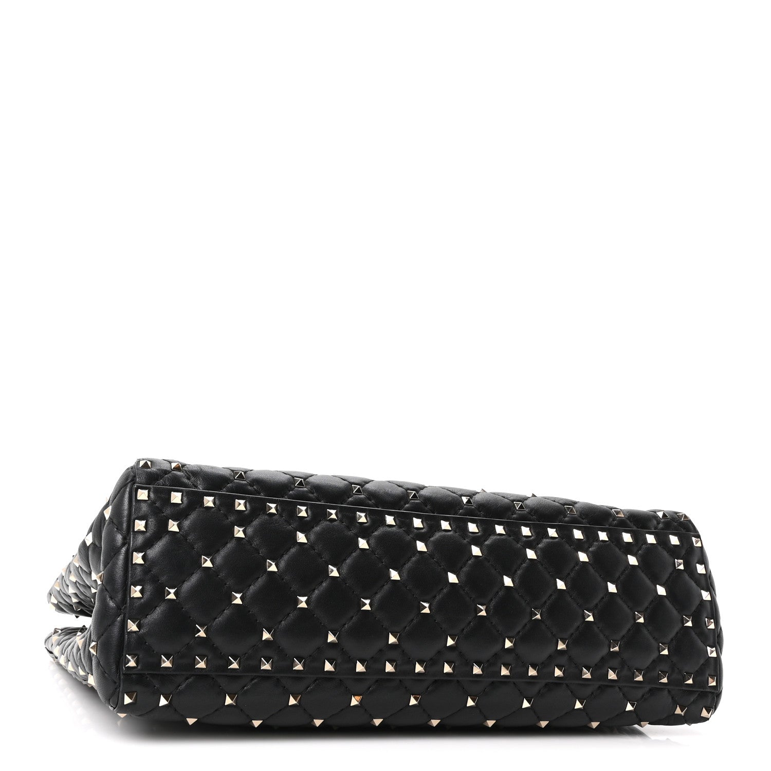 Valentino Garavani Nappa Rockstud Spike Shoulder Tote Black 4 of 9