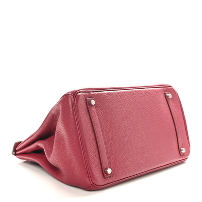Hermes Taurillon Clemence Birkin 35 Rubis 4 of 11