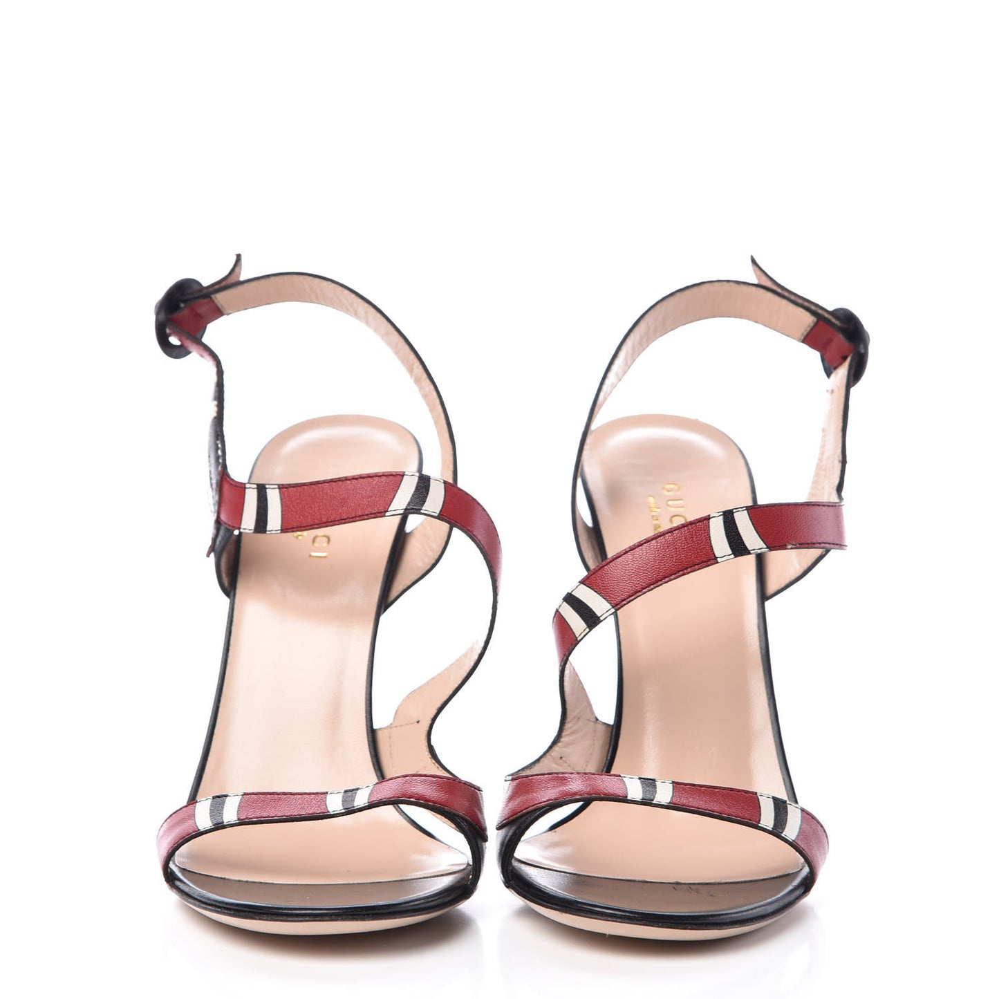 Malaga Kid Snake Sandals 37 Black