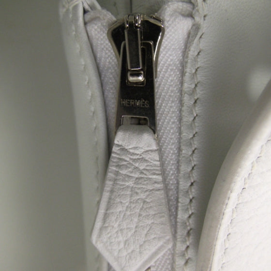 Taurillon Clemence Birkin 35 White
