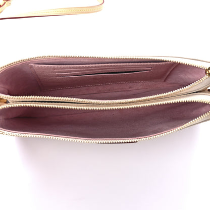 Louis Vuitton Damier Azur Double Zip Pochette 5 of 11