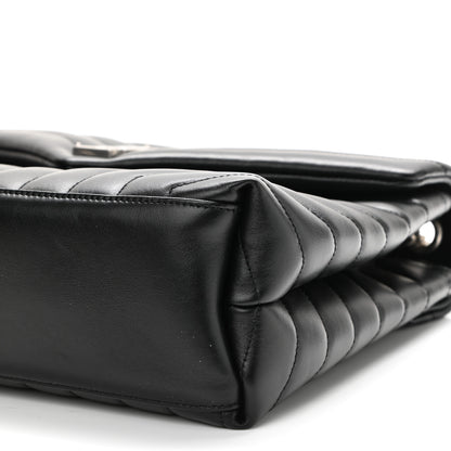 Saint Laurent Calfskin Y Quilted Monogram Medium Loulou Chain Satchel Black 11 of 12