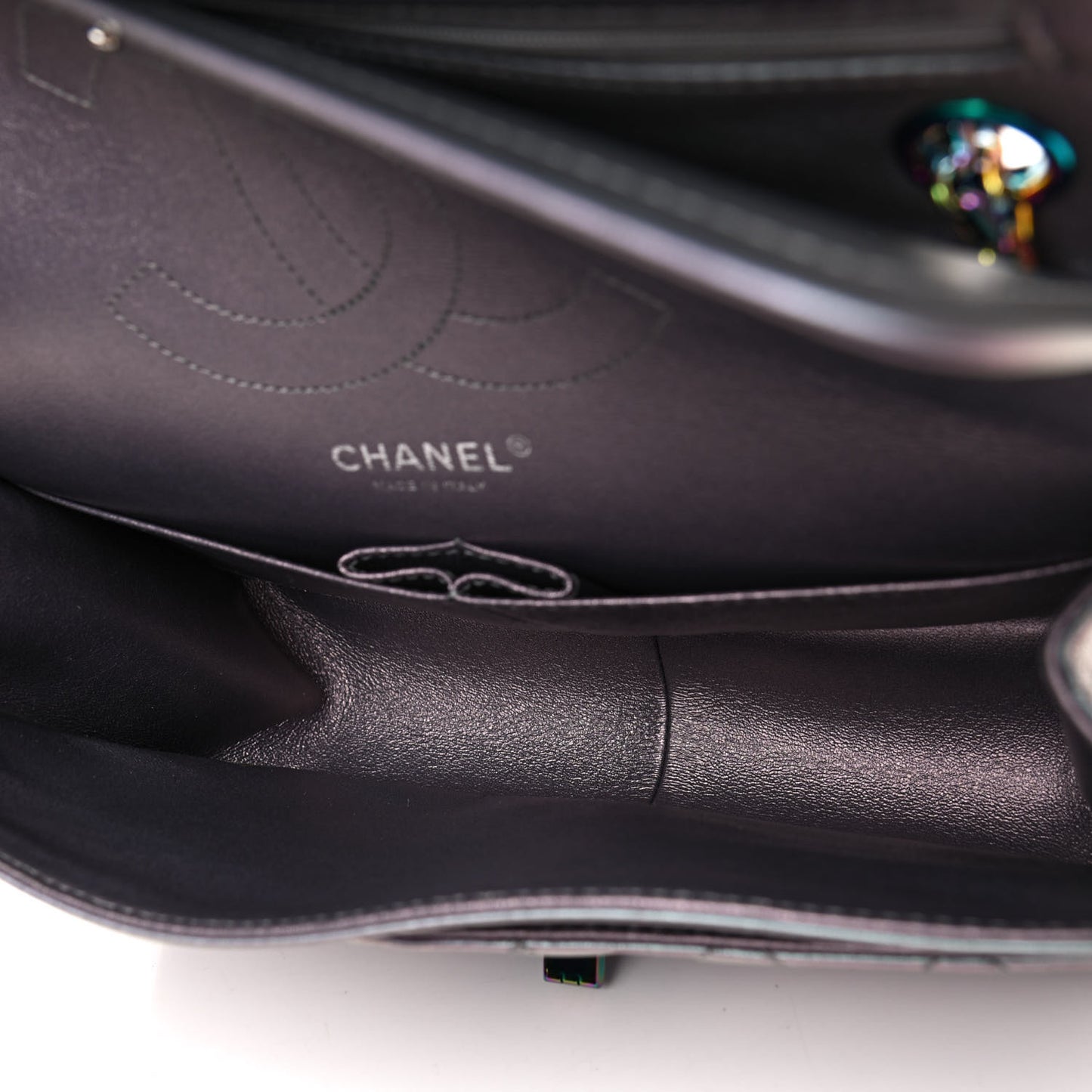 Iridescent Lambskin Quilted 2.55 Reissue 226 Flap Light Purple