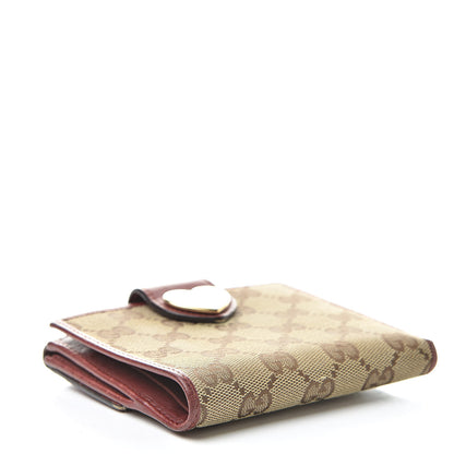 Gucci Monogram Heart French Wallet Red 4 of 16