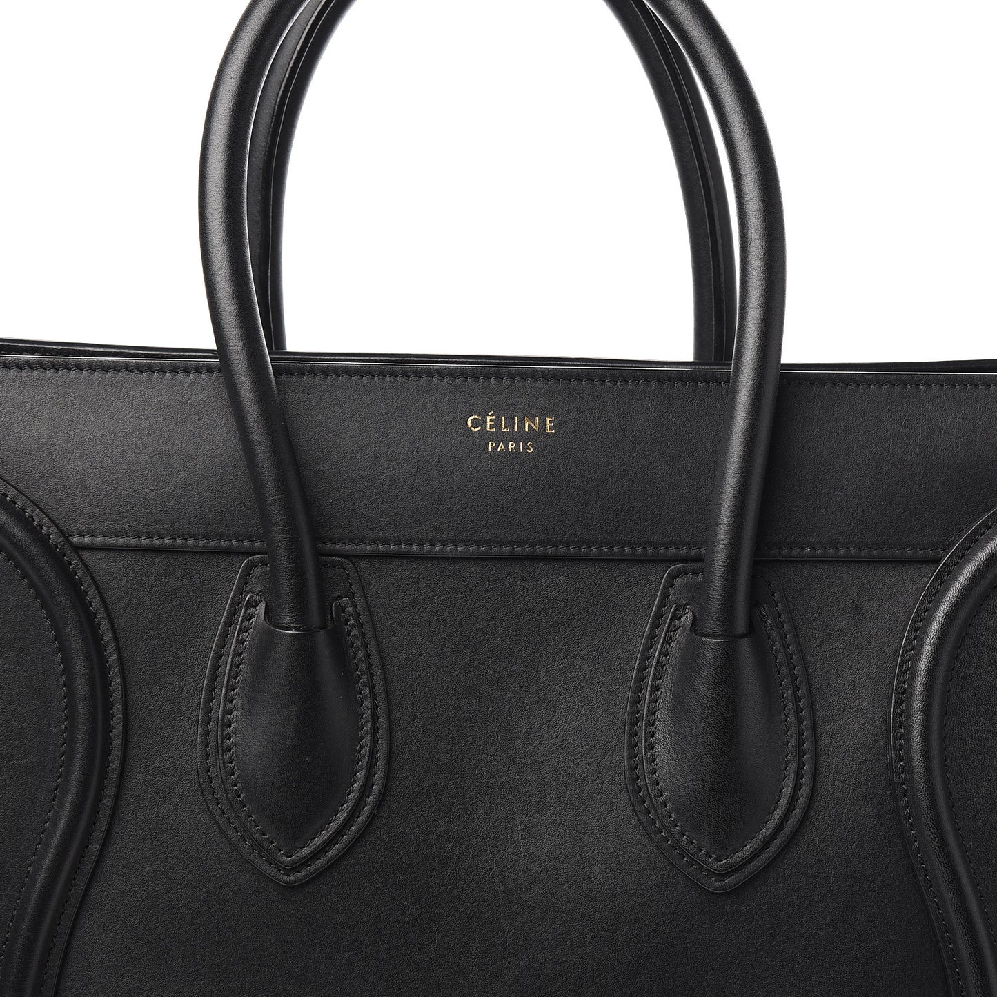 Smooth Calfskin Mini Luggage Black