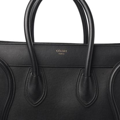 Celine Smooth Calfskin Mini Luggage Black 8 of 8