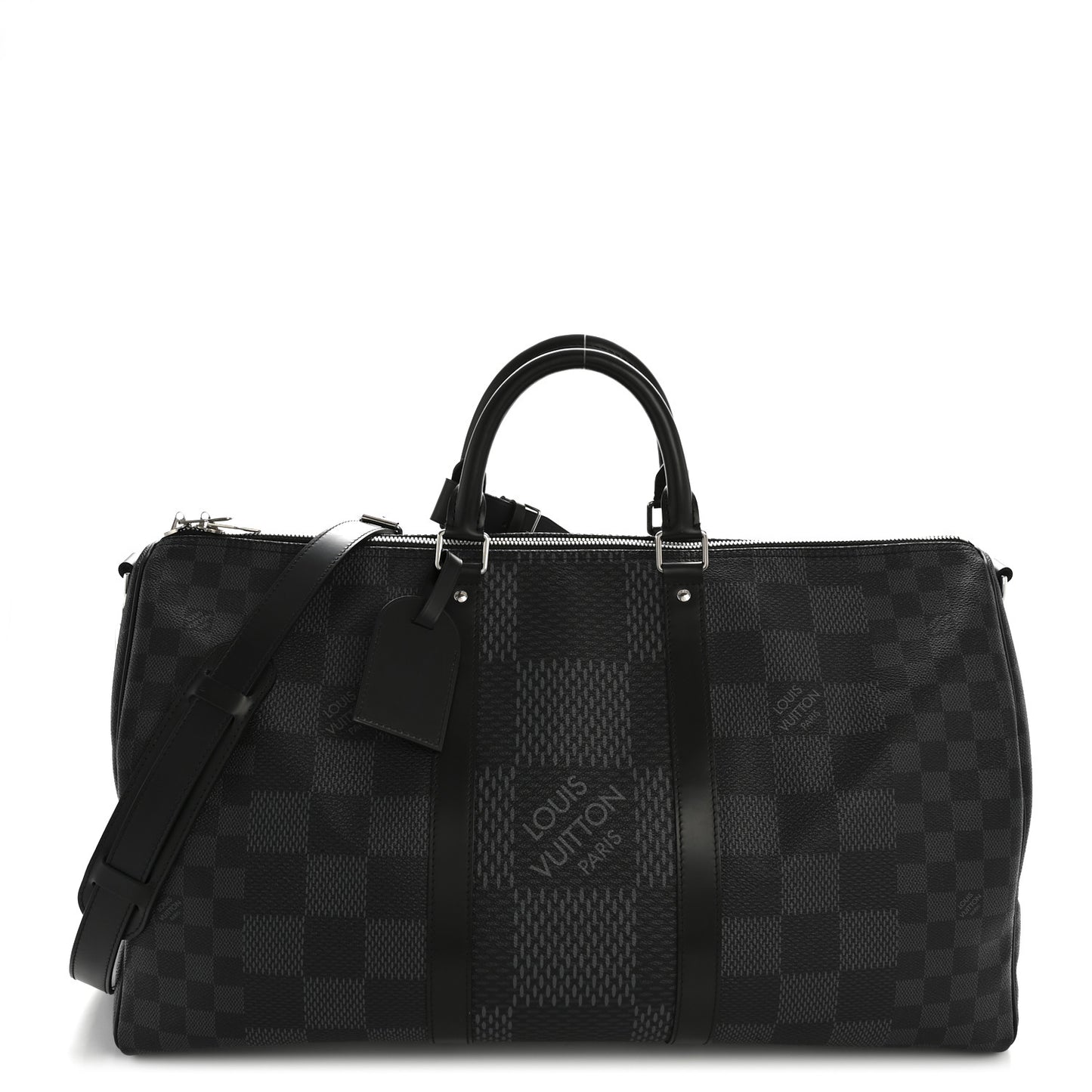 Damier Graphite 3D Keepall Bandouliere 50