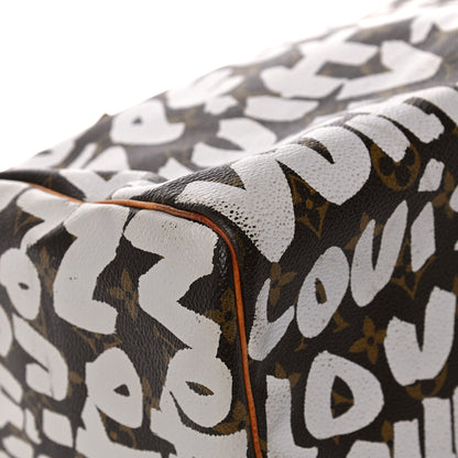 Louis Vuitton Monogram Graffiti Speedy 30 Silver 11 of 29